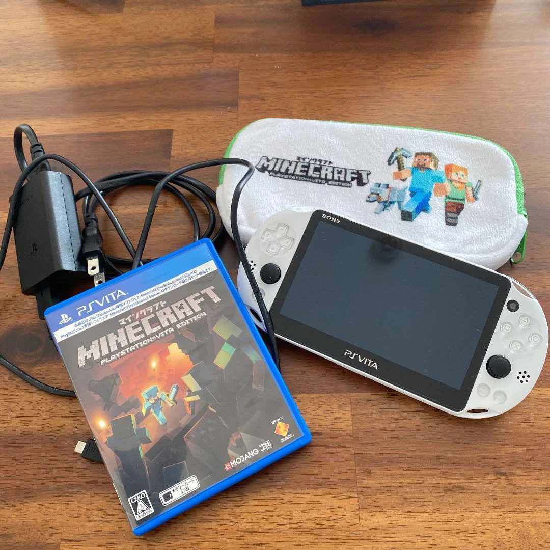 Sony PS Vita PCH-2000 Minecraft Edition Limited Console Case Japan