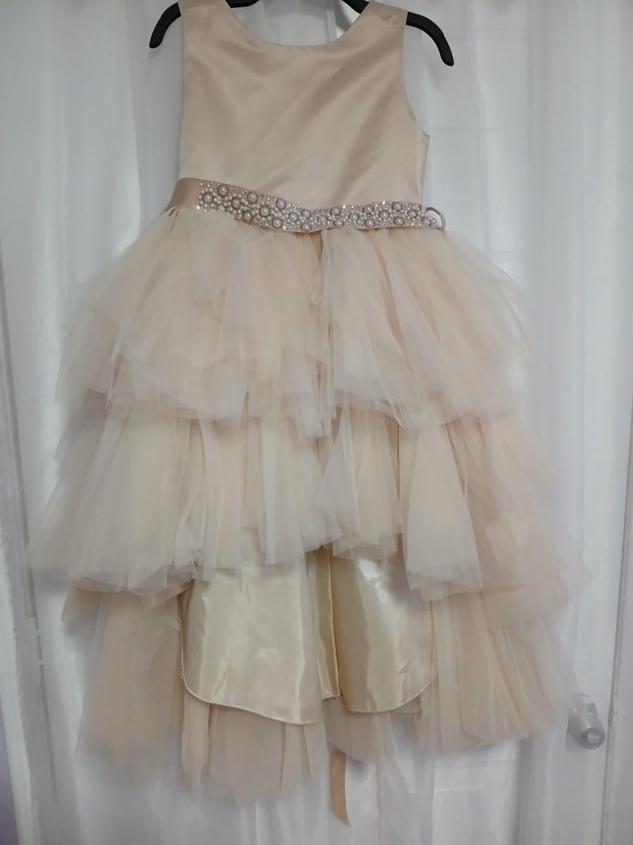 girls beige dress KIKI and JOJO main image 1