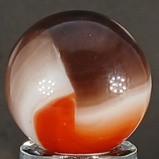 Vintage Vitro All-Red Marble .62 Inches Near-Mint Condition Combined Shipping