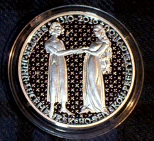 2010 Czech 200 Korun Silver Proof Coin Bohemia Luxembourg Czechoslovakia PP