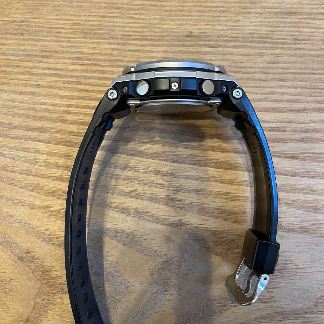 CASIO Watch G-SHOCK G-STEEL Radio Solar GST-W110-1AJF Black Used Radio wave sola CASIO Watch G-SHOCK G-STEEL Radio Solar GST-W110-1AJF Black Used Radio wave sola