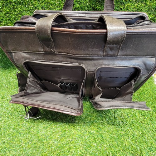 Wilson's Leather Laptop travel Bag Distressed! - Picture 15 of 24