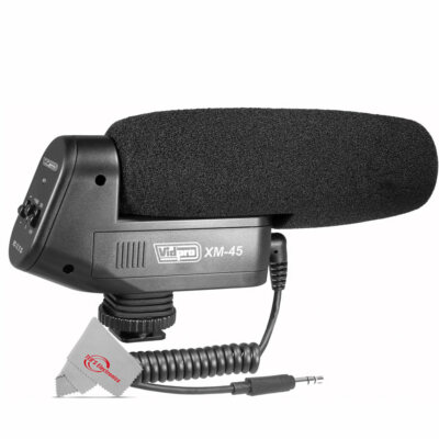 Vidpro Universal Mini Microphone for Canon EOS Rebel T8i Digital Camera