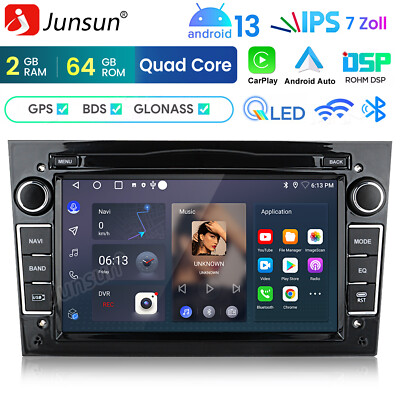 Autoradio Android 13 GPS WIFI Für Opel Astra H Corsa C D Meriva Zafira A B 2+64G
