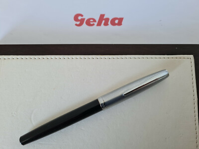 GEHA 708 CP ''M'' Füllhalter Patronen - Füller schwarz 1962-1969 Vintage