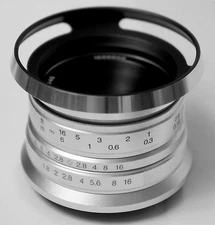 7artisans 25mm F1.8 Silver Manual Focus LENS f/Fujifilm X Mount FX Camera
