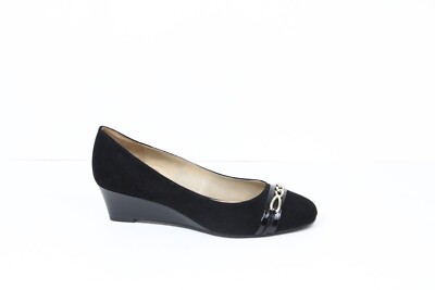 Naturalizer Pumps New Wedge Heel Women Black Shoes