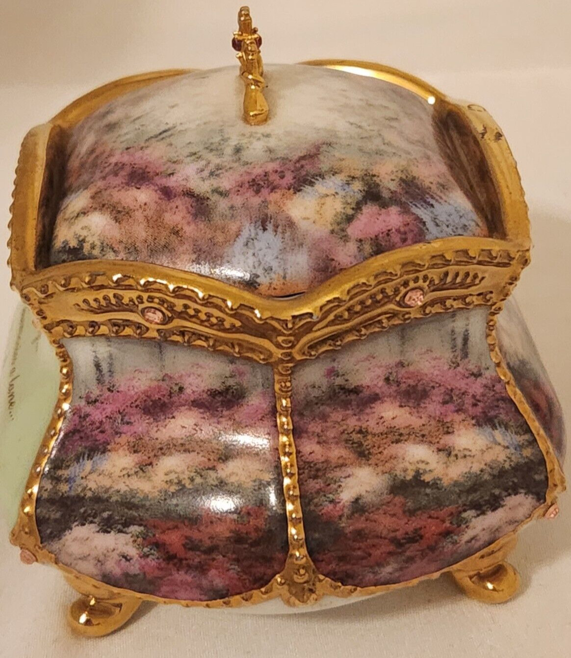 Elliot Heavenly Memories Kinkade Memorial Tribute Music Box Plays Memories READ