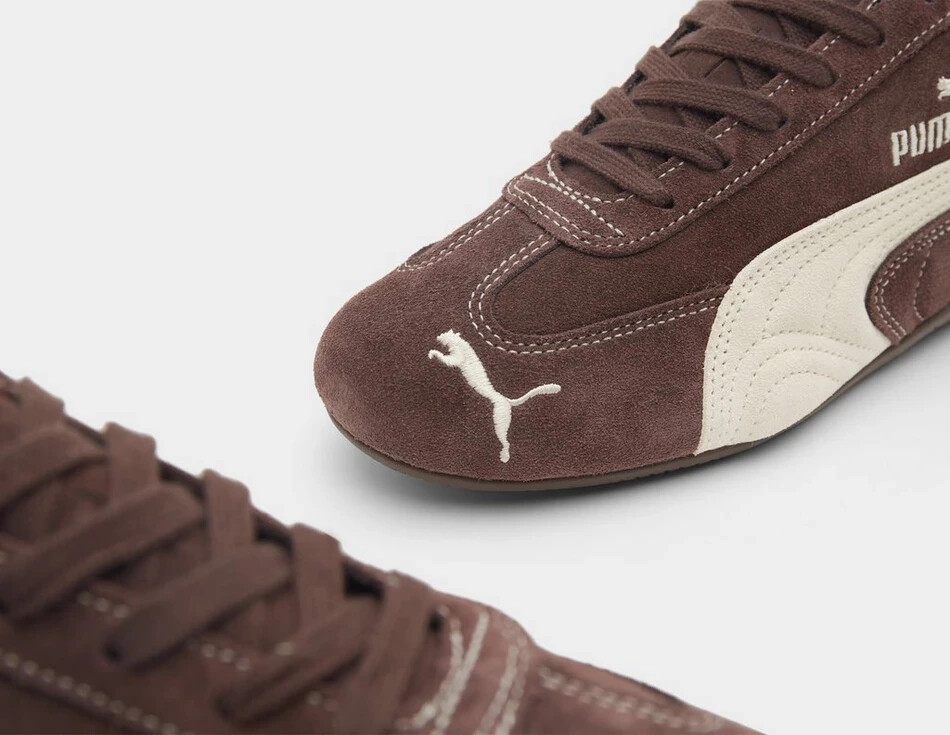 PUMA Speedcat ブラウン Women's Speedcat OG Sneakers in Brown/Ivory | Little Burgundy