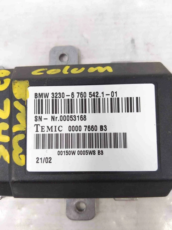 2002-2005 BMW 745i 745Li STEERING COLUMN COMPUTER CONTROL MODULE 323067605421 - Image 2 of 4