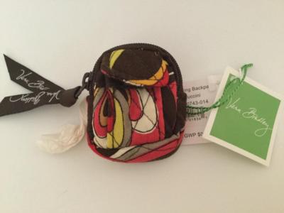 vera bradley mini backpack keychain