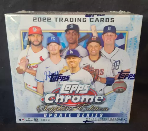2022 Topps Chrome Update Series Sapphire Edition Hobby Box Factory Sealed New