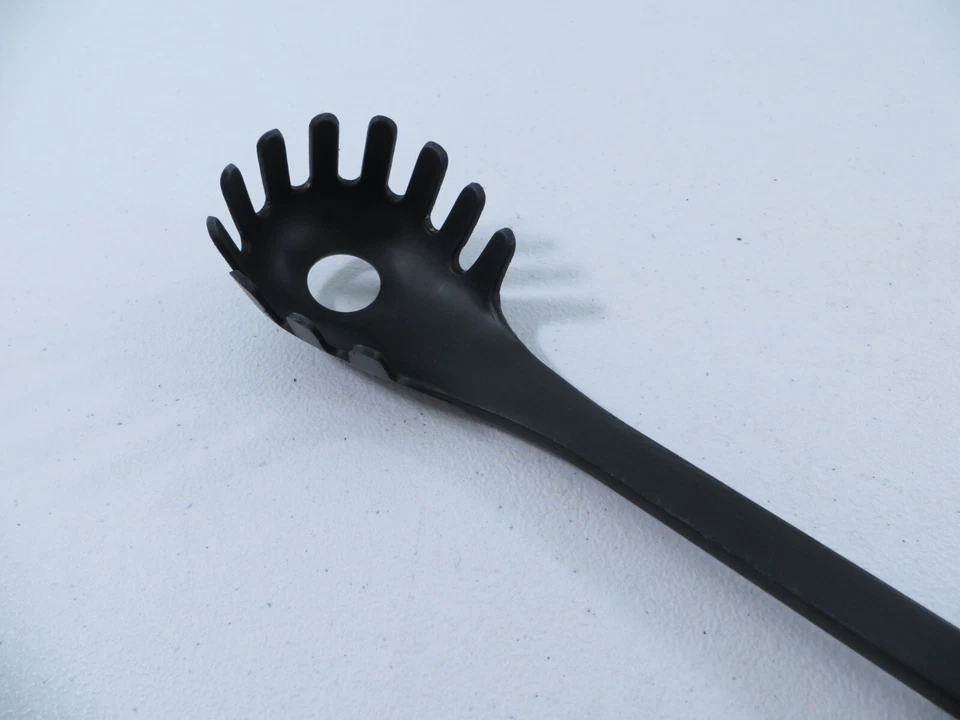 Calphalon 14" Black Nylon Plastic Spaghetti Fork Cooking Serving Spoon - Image 2 of 4