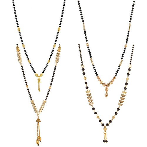 Gold Plated Combo of 4 Mangalsutra 