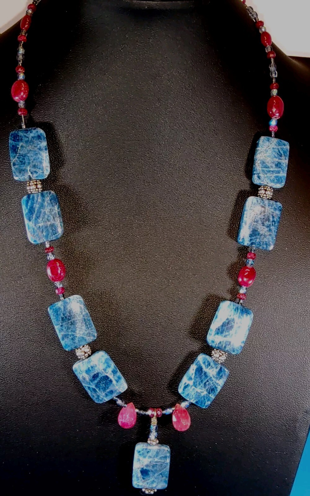 Vgt Ruby And Blue Sodalite, Rectangular Shaped, S… - image 8