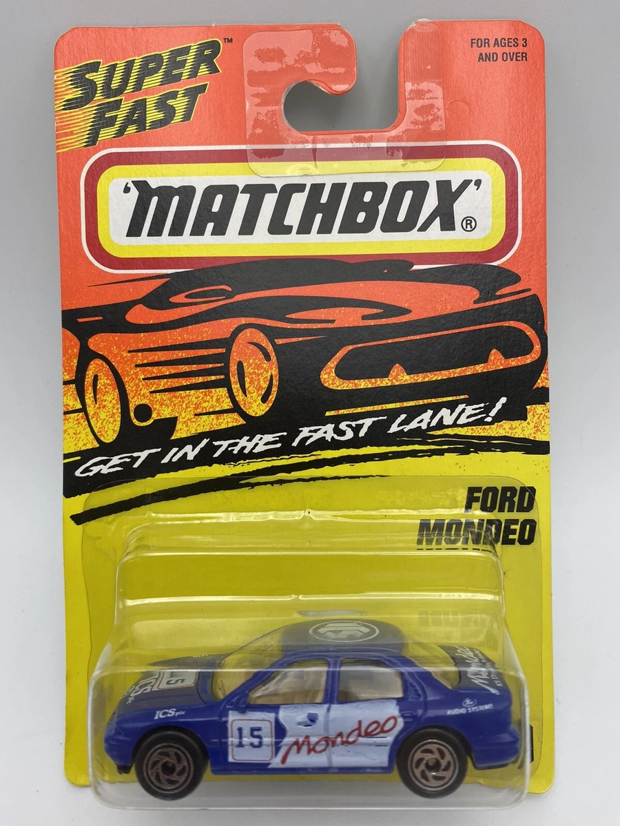 Matchbox Superfast Ford Mondeo Blue White 40 1 64 Scale FREE SHIPPING