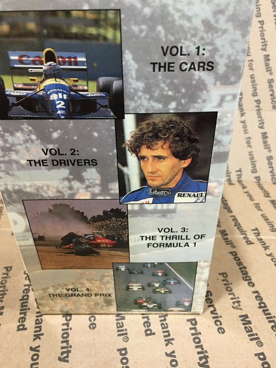 FORMULA 1 SAGA NEW SEALED BUNDLE OF 4 VHS F1 AUTO RACING TAPES