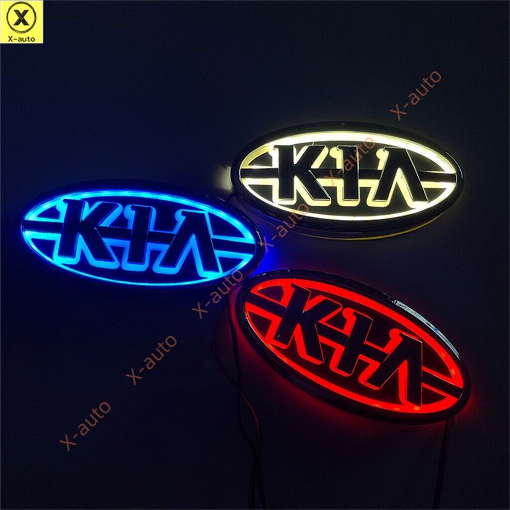 5D Car LED Emblem Badge Light - Fits Front or Rear for K5 SOUL FORTE CERATO