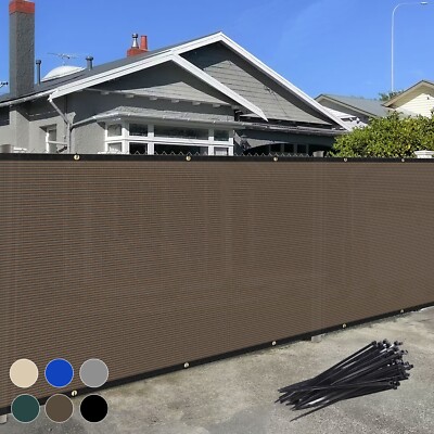 6x50 ft Privacy Fence Screen Garden Yard Windscreen HDPE Fabric Sun Shade Cover