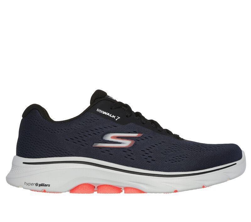 Skechers Go Walk 7 Sneaker for Mens (216639) in Navy/Black, 9 to