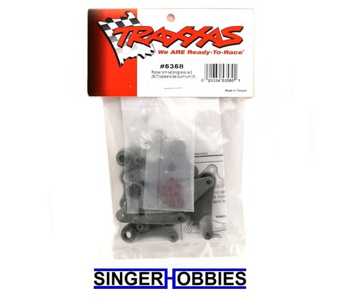 Traxxas 5358 Rocker Arm Set progressive-2 90-T Red Aluminum Spacers TRA5358 TRA1 - Picture 2 of 2