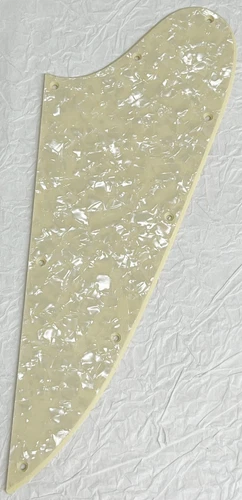 New Great-For Gibson Firebird Blank Style Guitar Slinger Parts Pickguard Cream