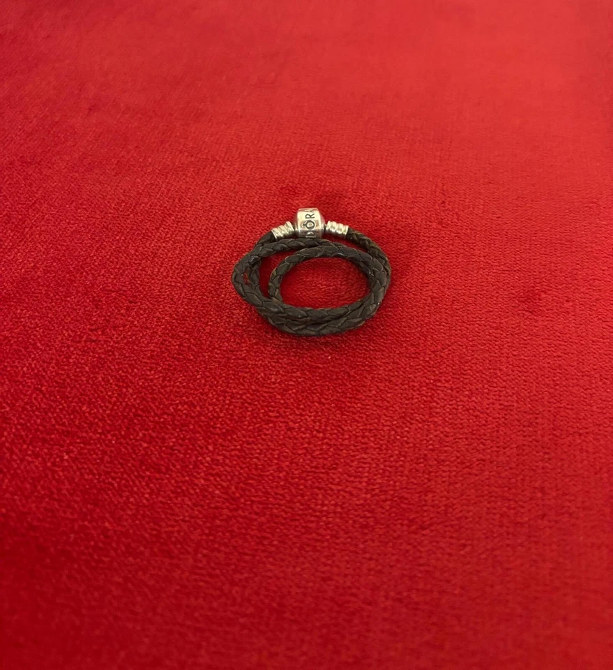 Pulsera Pandora Doble Cuero Foto 2 de 4