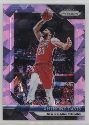 2018-19 Panini Prizm Purple Ice Prizm 128/149 Anthony Davis #177 1f8v