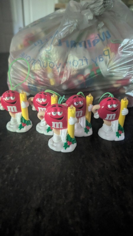 5 M&M Christmas Ornaments