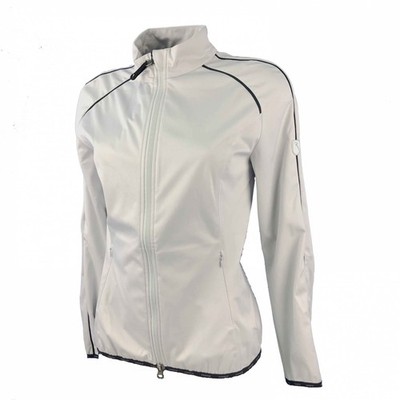 Chervo Golf Women's Softshell Jacket Marmorin Windlook Light Grey 198 Gr.36 New
