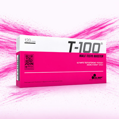 OLIMP T-100 - 120 Mega Capsules - More energy, strength and regeneration for men