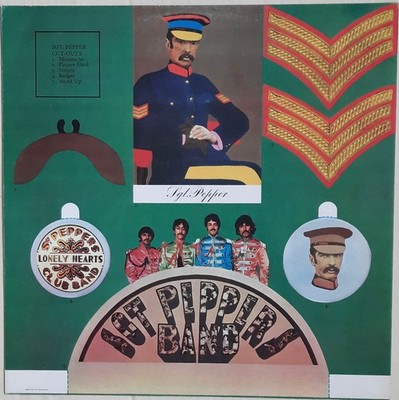 Beatles-Sgt.Pepper - Ausschneidekarton