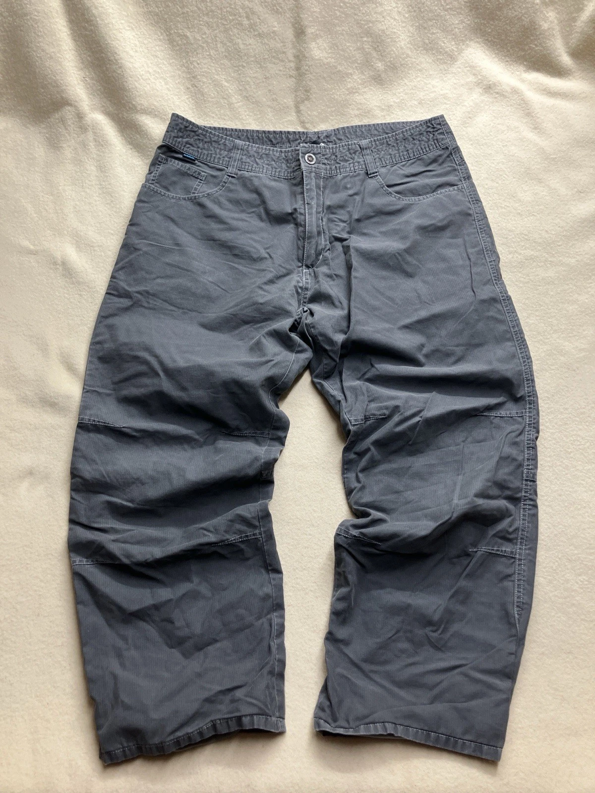 Kuhl Pants Men's 36x28 Grey Kuhl Dry Water Resistant Hiking Lightweight Outdoor