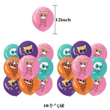 Superkittys Balloons Party Supplies Birthday Favors Decorations Decor Kit Latex