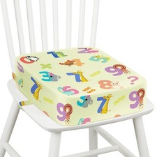 Toddler Booster Seat for Dining  Travel: Non-Slip, Adjustable Straps, Washable