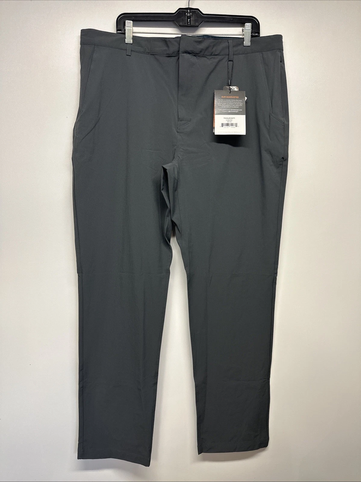 New Teren Men’s Traveler Hiking Pants 38 X 32 Insect Repel Tech SPF Msrp $129.95