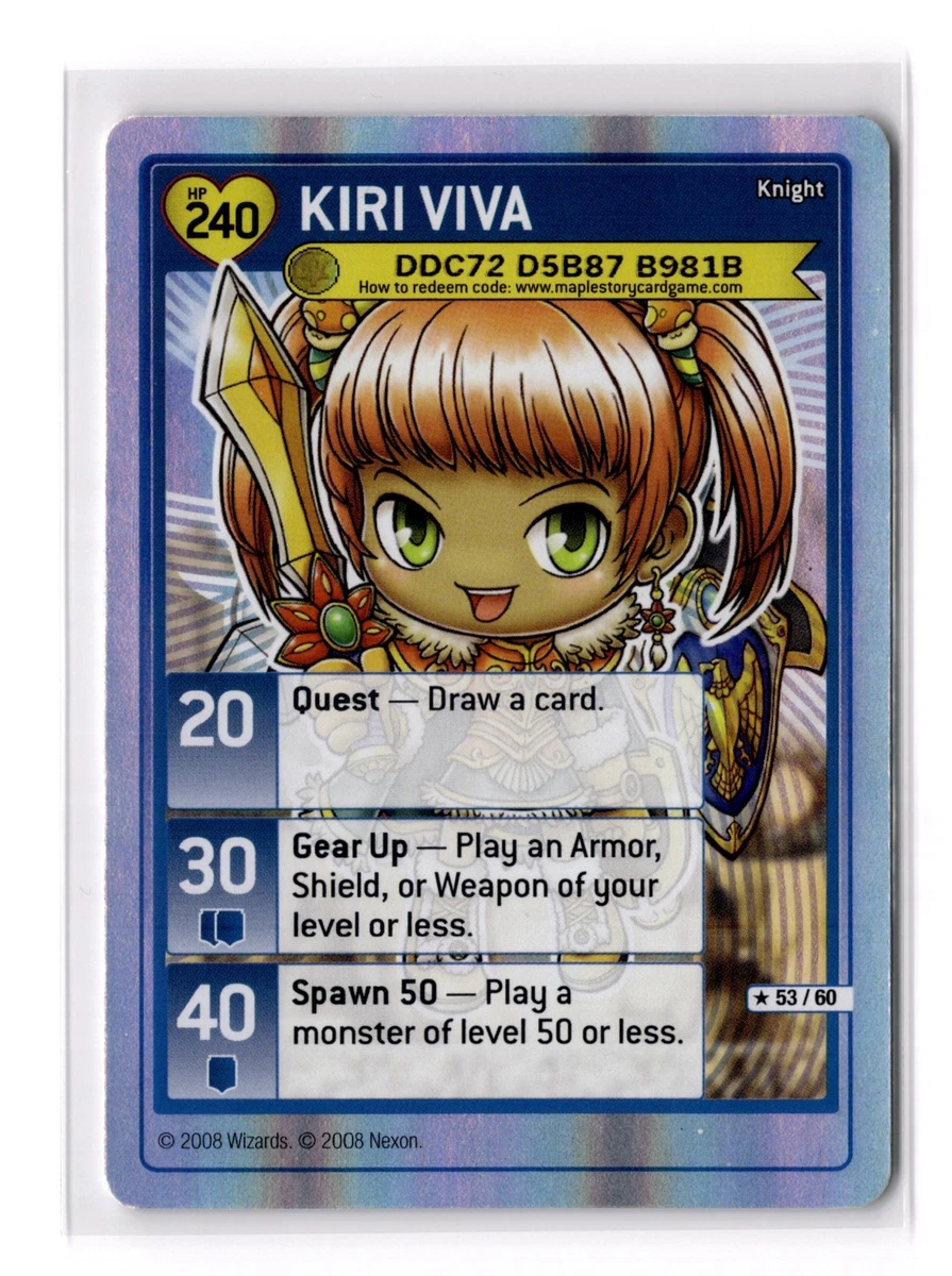 MapleStory iTCG Trading Card Games for sale - eBay