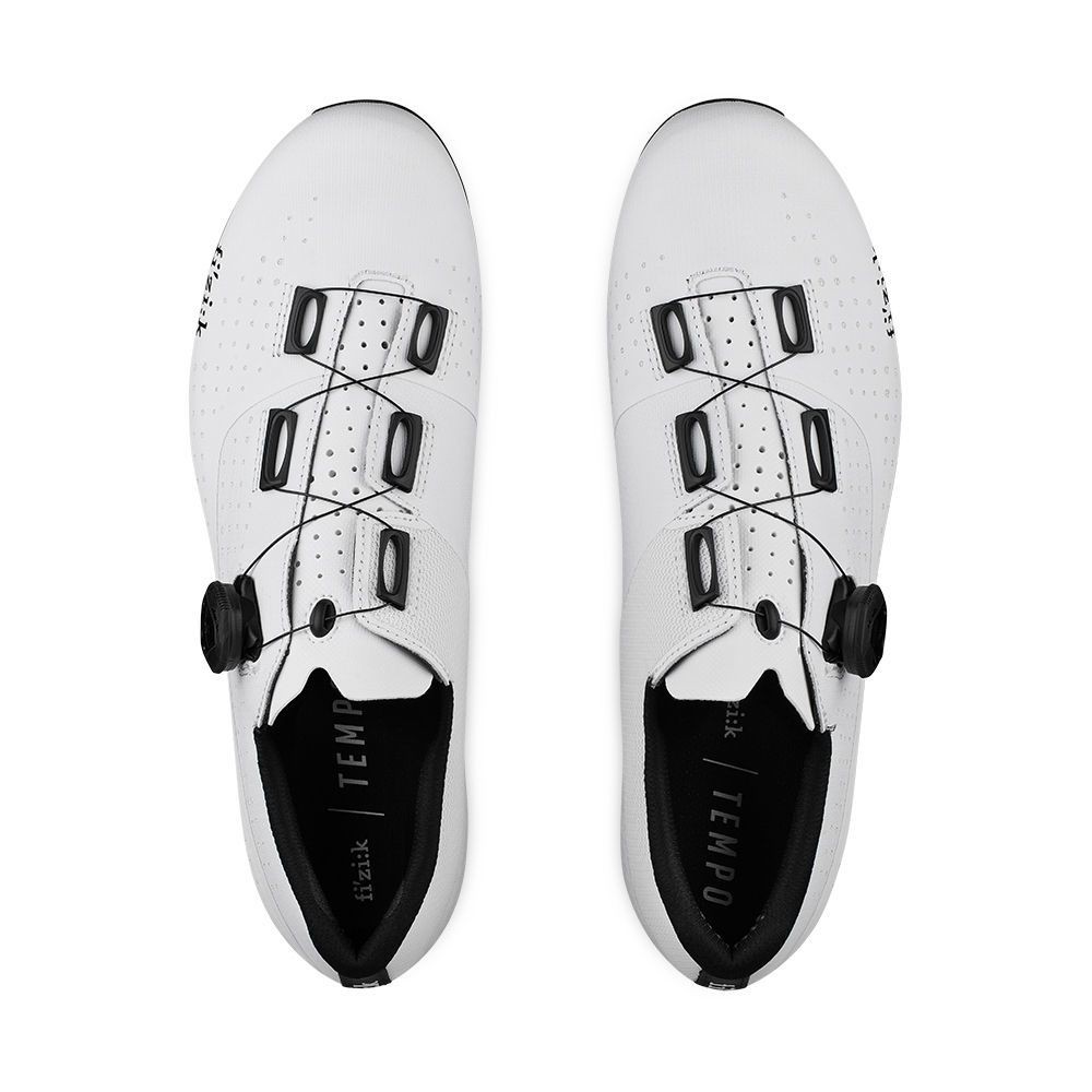 Fizik Tempo Overcurve R4 Men's Cycling Shoes, White/Black, M40.5