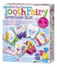 4M Tooth Fairy Keepsake Box Mold Paint Kit for Kids Creative Project
