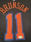 Jalen Brunson New York Knicks Autographed Signed NBA Jersey Bas  Coa Hot