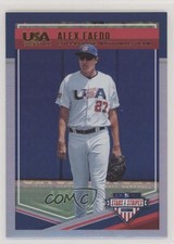 2018 USA Baseball Stars & Stripes Longevity Gold Team Logo 25/25 Alex Faedo fm0