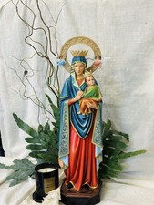 15.8" Our Lady of Perpetual Help Statue, Hand-Painted Catholic Figurine Gift