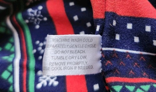 Lot of 4 Christmas Scarves Rectangular (1 Infinity) Lightweight Colorful VGUC - Picture 19 of 20