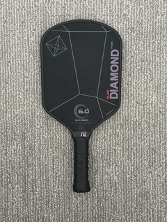 SIX ZERO 14mm (Hybrid) Black diamond Power Pickleball Paddle
