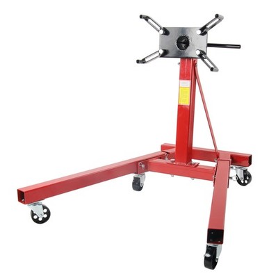 2000LBS Engine Stand Folding Motor Hoist Dolly Mover Auto Repair Jack