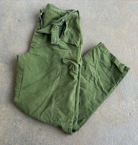VTG 1990 Tranemo Portugal Work/Field Pants.button fly/flap Pockets.31”.quality