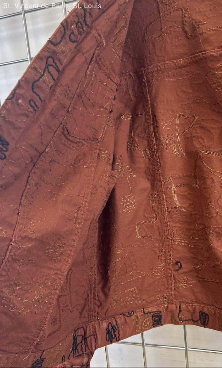 Ruby Rd. Eclectic Burnt Orange Denim Embroidery J… - image 4