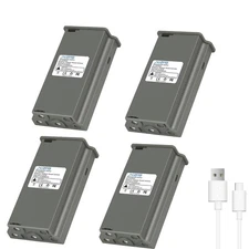 4 Pack Rechargeable Lithium Battery for Reveal Hunting Trail Camera X, X Pro