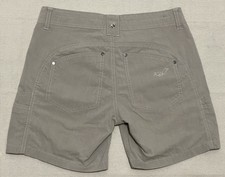 Kuhl Splash Shorts Womens 4 Khaki Hiking Outdoors Utility Camping Lightweight