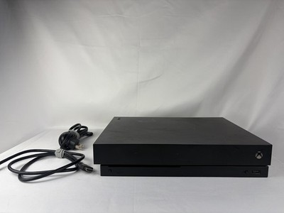 Microsoft Xbox One X 1TB Console Black with Cables Only Used Tested Working!
